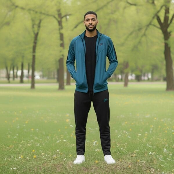 Ensemble de Survêtement Bleu Pétrole