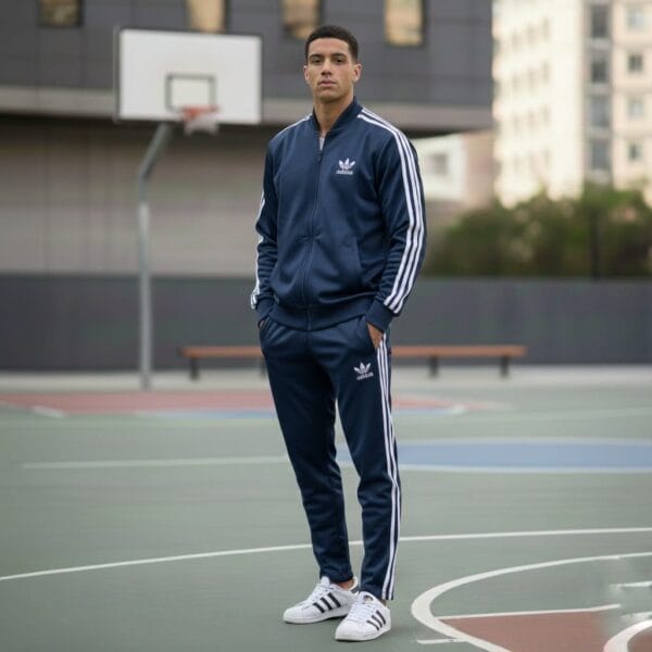 Ensemble de Survêtement Bleu Marine