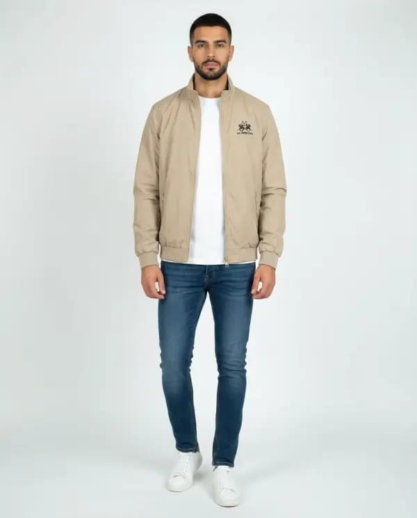 Veste La Martina chic & Doux ( Beige ) Ref-MN8809N