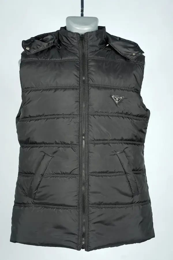 Doudoune Sans Manches Homme Ref: DSM-901 (Capuche Amovible)