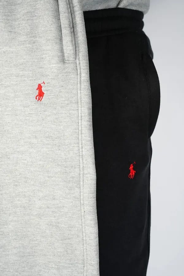 Packs 2 Sweatpants RALPH LAUREN Chauds & Doux ( Gris + Noir ) Ref-RL771NJ