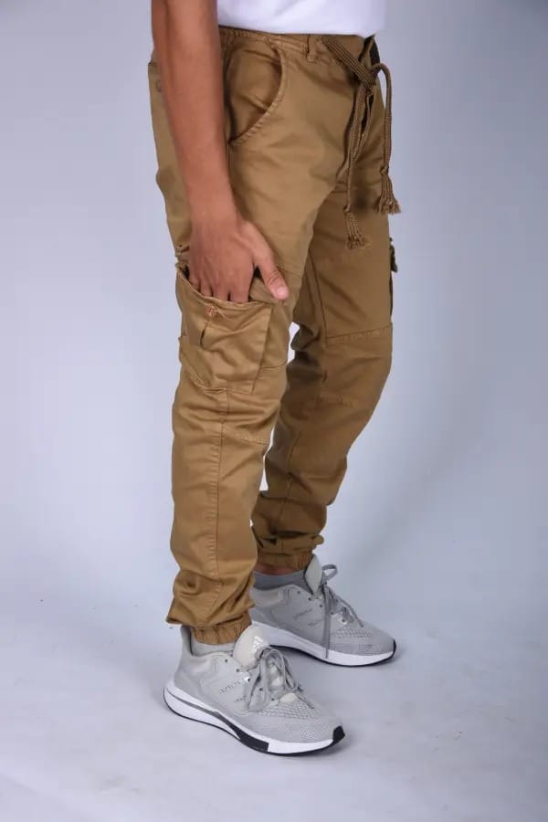 Pantalon jogger Para En toile – Creamy-ref-469