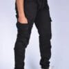Pantalon jogger Para En toile – Noir-ref-467