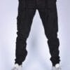Pantalon jogger Para En toile – Noir-ref-467