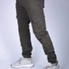 Pantalon jogger Para En toile – Vert Militaire-ref-468