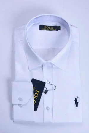 Chemise Ralph En pur Coton Ref-RS8701 ( Blanche