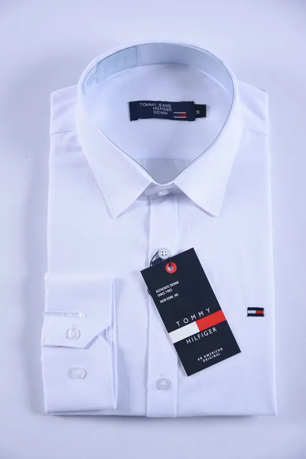 DHdCZAkWJEjSQlHxWLdX2aekcJyPmOVuzxVoHLK1 Chemise Tommy Oxford coton piqué Ref-Pc07810 ( Blanche )
