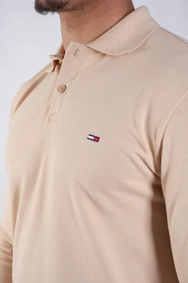 Pack 3 Polo Tommy manches Longue en Pur Coton Piqué Ref-TP5GG410