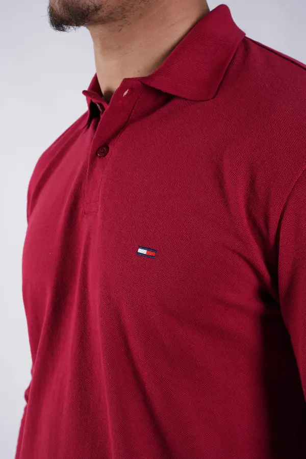 Pack 3 Polo Tommy manches Longue en Pur Coton Piqué Ref-TP5GG410