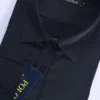 Chemise Ralph En pur Coton Ref-RS8701 ( Noir )