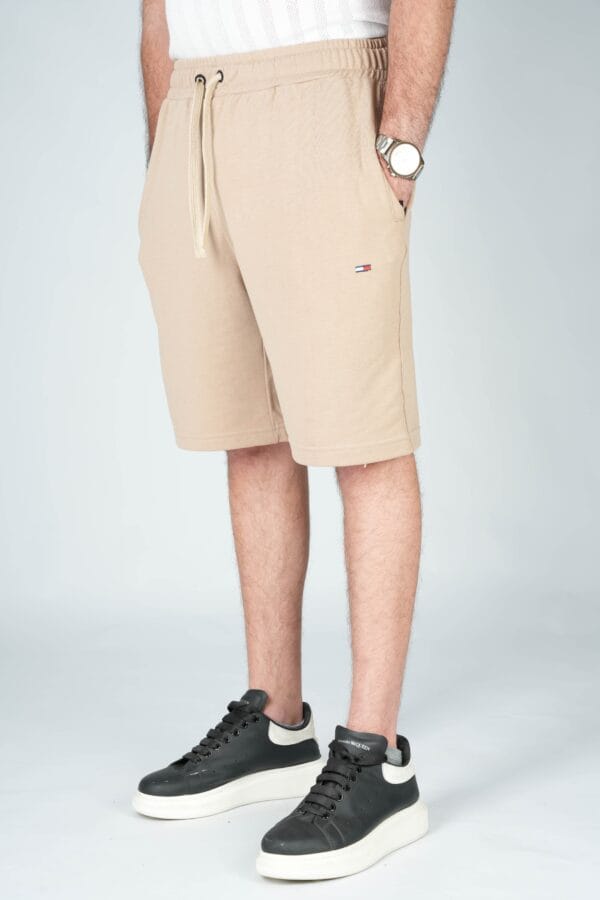 Short Tommy de jogging en Pur coton legé Ref-TJ18775V