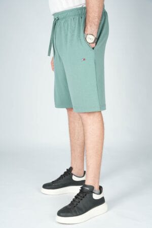 DSC00550 Short Tommy de jogging en Pur coton legé Ref-TJ18775V