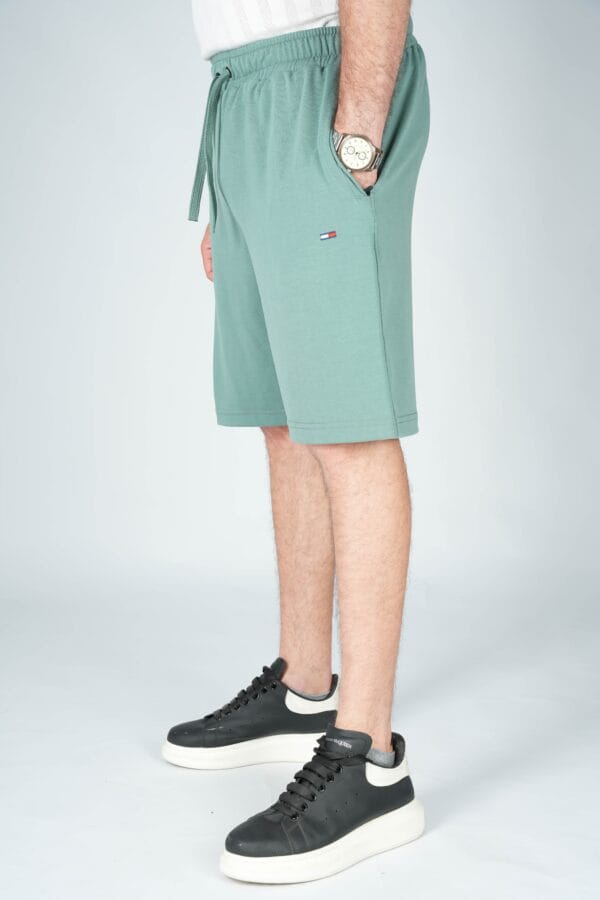 Short Tommy de jogging en Pur coton legé Ref-TJ18775V