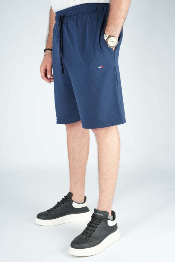 Short Tommy de jogging en Pur coton legé Ref-TJ18775V-