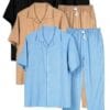 PACK 3 Ensemble Homme Lin Premium