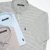 Pack 3 Chemises Ralph Demi-Manches rayée – Chambray Cotton Ref-RR1QQ30N