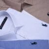 pack de 3 chemises Ralph lauren Oxford demi manche Ref-CH71001D ( Blanche + Beige + Bleu roi )